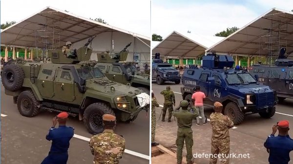 Otokar Cobra II ve Nurol Ilgaz zırhlıları Fildişi Sahilli’nde görüntülendi