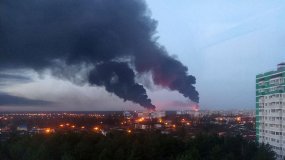 Rusya’nın petrol tesislerinde yangın çıktı