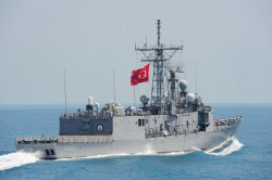 TCG Gaziantep ve Charles de Gaulle uçak gemisinden hava savunma eğitimi